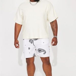 Men’s paisley shorts